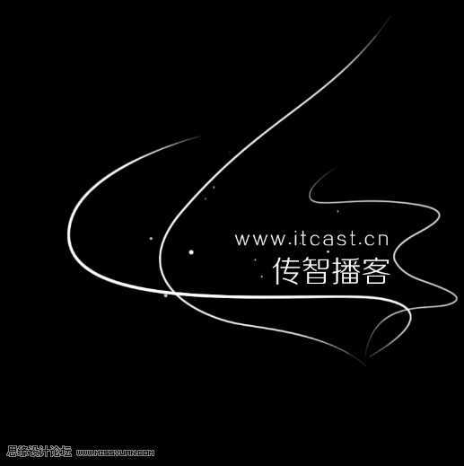 ‘Photoshop路径描边制作时尚绚丽的动感光线效果图‘