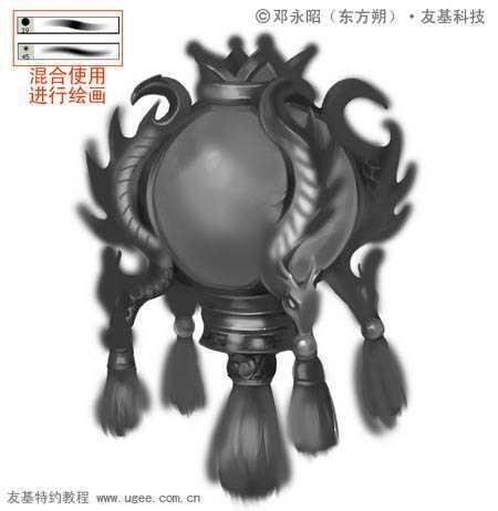 ‘photoshop鼠绘传说中的美丽狐仙‘
