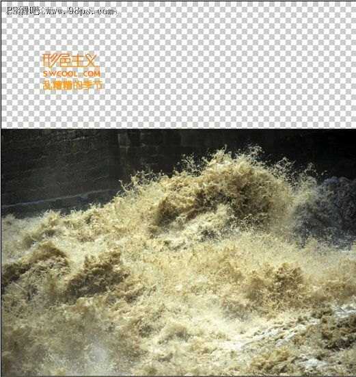 ‘Photoshop合成制作出飞碟袭击地球森林中的火焰燃烧场面海报‘
