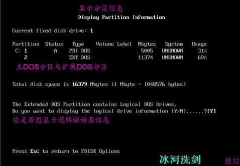 FDISK硬盘分区图解教程-脚本之家