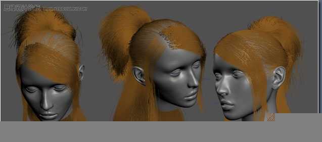 3D MAX建模教程：女性角色模型解析