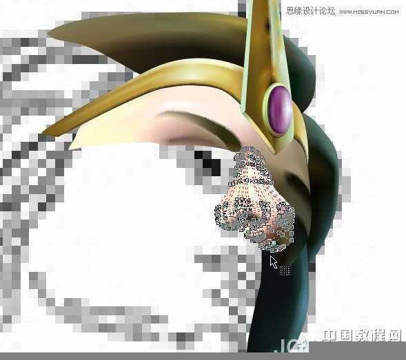 CorelDRAW巧用网格工具绘制恶魔谷插画,