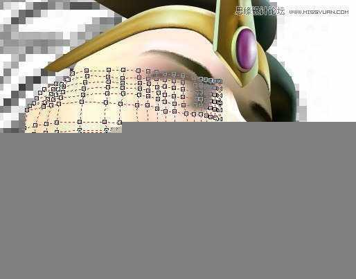 CorelDRAW巧用网格工具绘制恶魔谷插画,