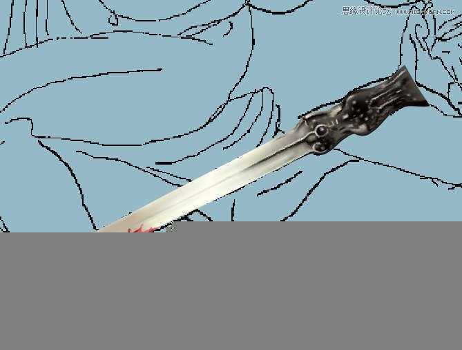 CorelDRAW巧用网格工具绘制恶魔谷插画,
