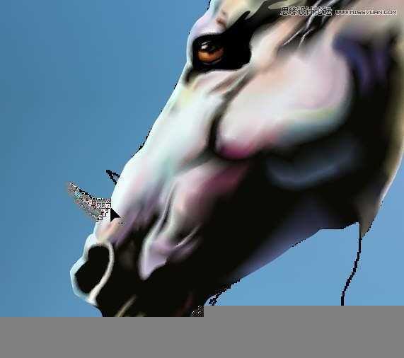 CorelDRAW巧用网格工具绘制恶魔谷插画,