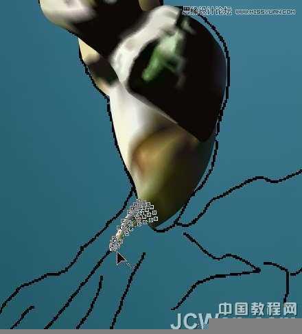 CorelDRAW巧用网格工具绘制恶魔谷插画,
