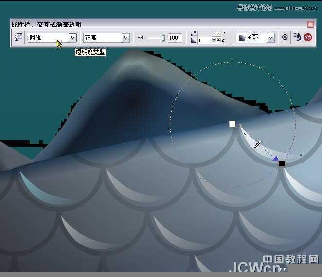 CorelDRAW巧用网格工具绘制恶魔谷插画,