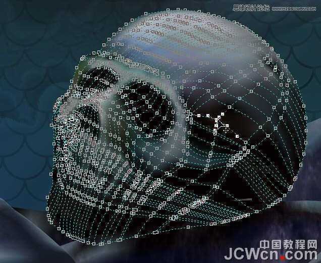 CorelDRAW巧用网格工具绘制恶魔谷插画,