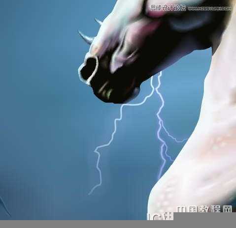 CorelDRAW巧用网格工具绘制恶魔谷插画,