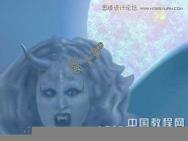 CorelDRAW巧用网格工具绘制恶魔谷插画,