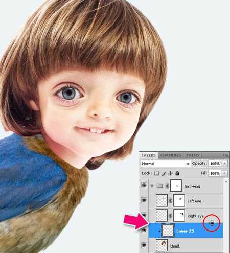 ‘photoshop合成超可爱的奇幻卡通画‘