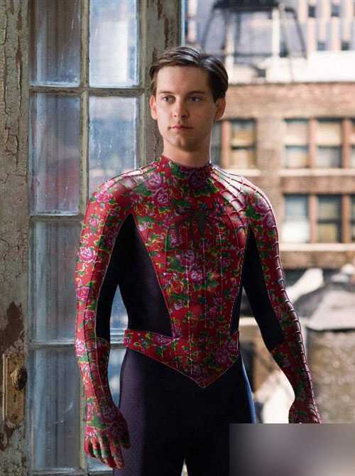 ‘PS给蜘蛛侠合成漂亮的东北花棉袄‘