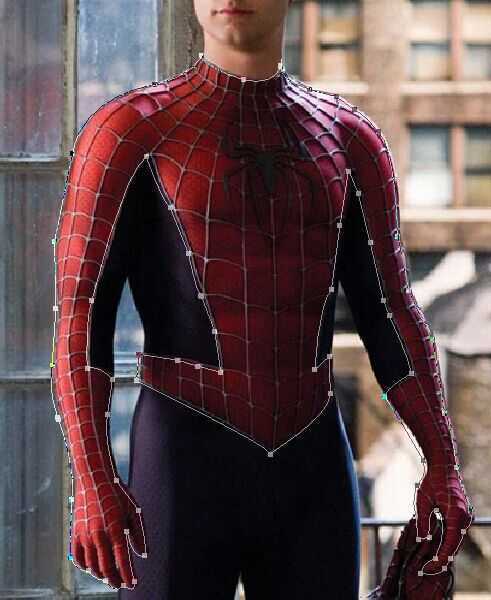 ‘PS给蜘蛛侠合成漂亮的东北花棉袄‘