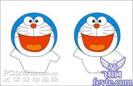 CDR教程：用CDR绘制可爱的叮当 脚本之家 CorelDraw实例教程