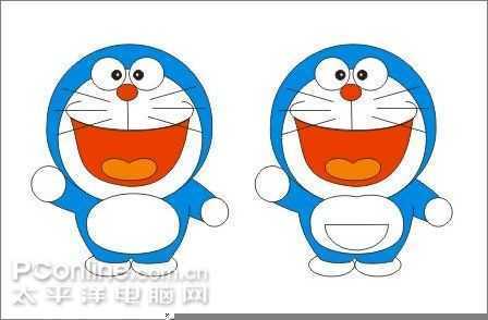 CDR教程：用CDR绘制可爱的叮当 脚本之家 CorelDraw实例教程