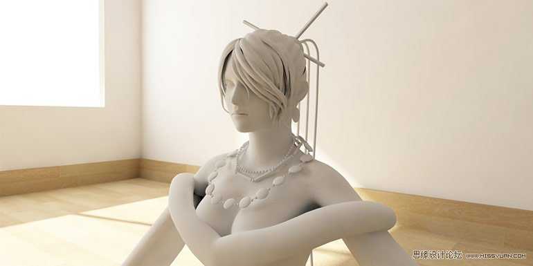 3ds Max制作一个非常漂亮的美女,PS教程,思缘教程网