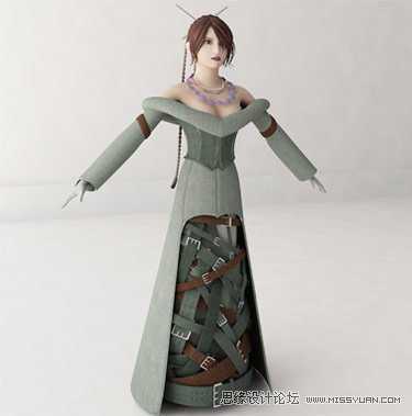 3ds Max制作一个非常漂亮的美女,PS教程,思缘教程网