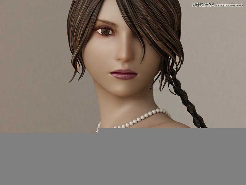3ds Max制作一个非常漂亮的美女,PS教程,思缘教程网