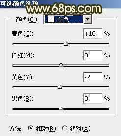 ‘Photoshop将树丛中的人物加上柔和的秋季暖色‘