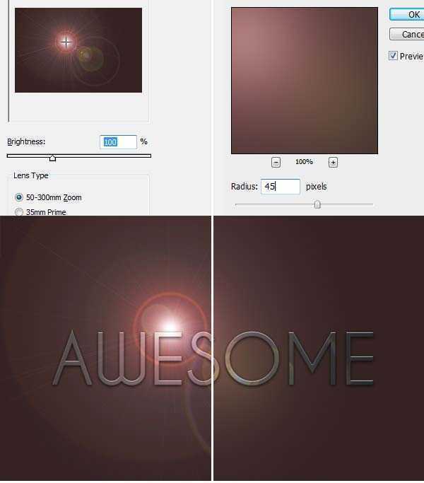 ‘photoshop利用滤镜及样式制作出暗调金属质感立体字‘