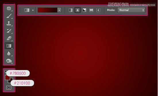 ‘Photoshop制作喜庆风格的3D包装盒立体字教程‘