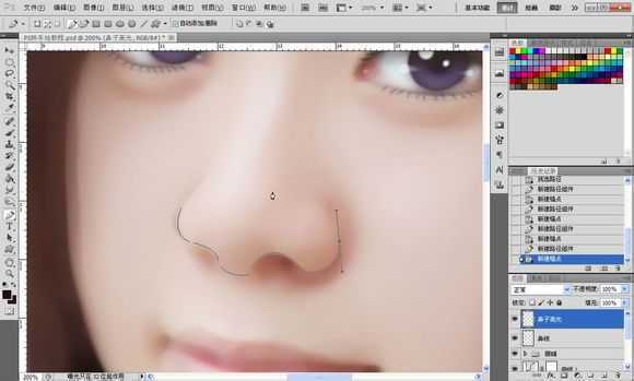 ‘Photoshop将素颜手机人像转为水润的仿手绘效果‘