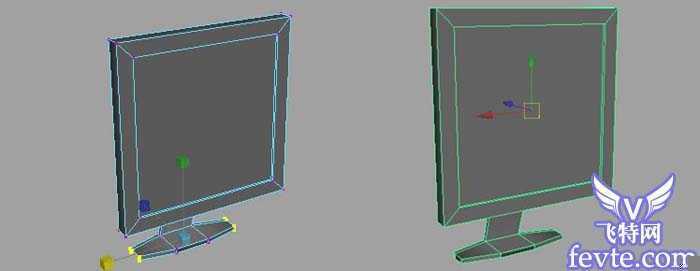 Maya建模教程，LCD显示器建模 脚本之家 MAYA建模教程
