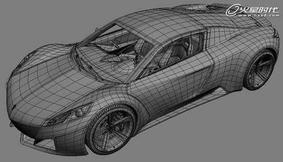 3DSMAX制作Tension GT跑车与游戏导入 脚本之家 3DSMAX建模教程