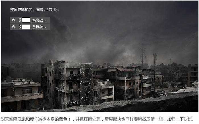 ‘Photoshop合成残酷的战争电影海报‘