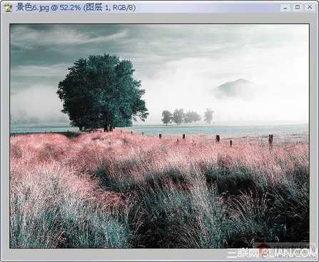 ‘photoshop利用通道快速调色教程‘