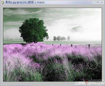 ‘photoshop利用通道快速调色教程‘