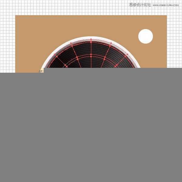 Illustrator创建立体风格的黑胶唱机图标,破洛洛