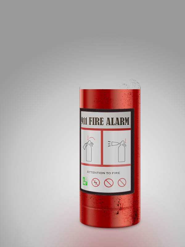 ‘Photoshop快速制作灭火器技巧(全过程)‘