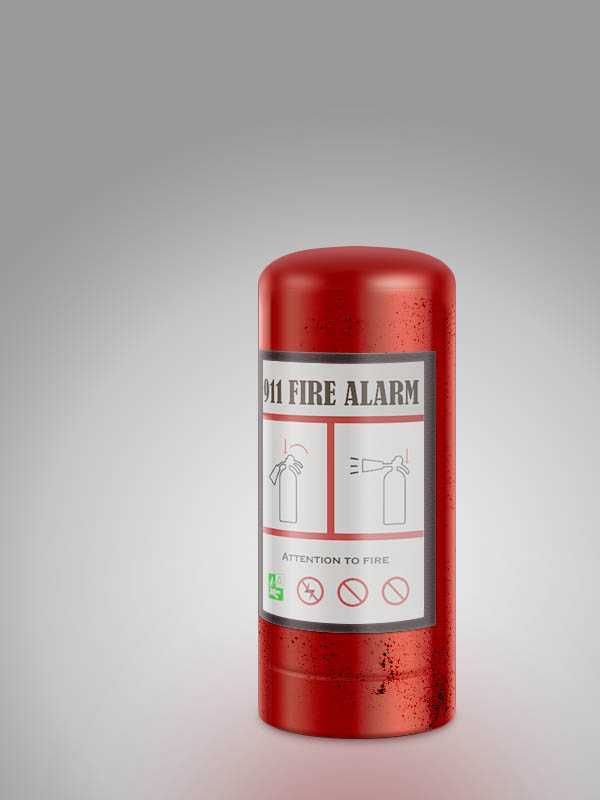 ‘Photoshop快速制作灭火器技巧(全过程)‘