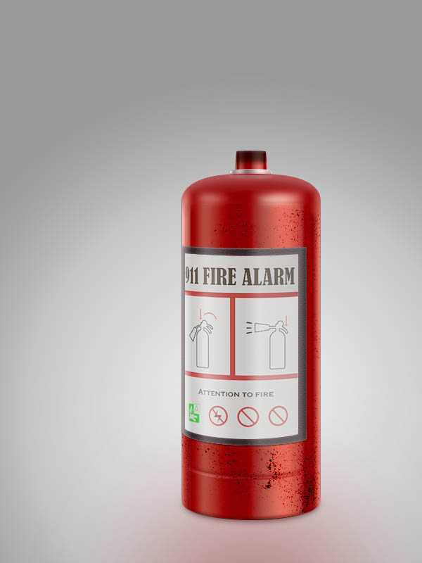 ‘Photoshop快速制作灭火器技巧(全过程)‘