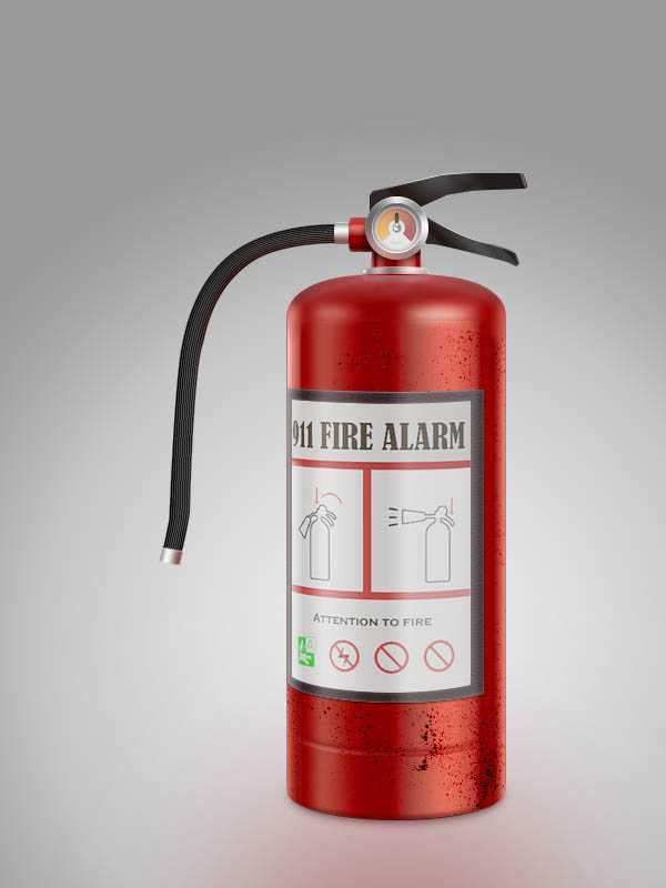 ‘Photoshop快速制作灭火器技巧(全过程)‘