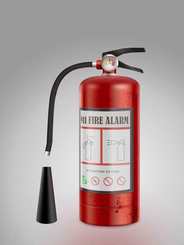 ‘Photoshop快速制作灭火器技巧(全过程)‘