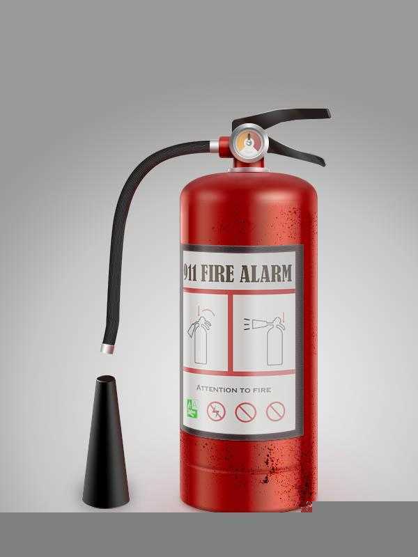 ‘Photoshop快速制作灭火器技巧(全过程)‘