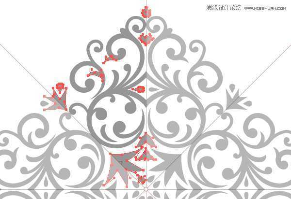 Illustrator绘制典雅时尚的欧式立体花纹,PS教程,思缘教程网