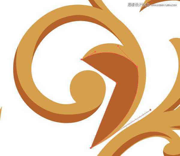 Illustrator绘制典雅时尚的欧式立体花纹,PS教程,思缘教程网