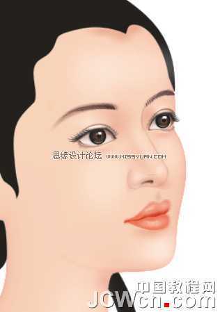 CorelDRAW鼠绘教程：绘制著名词人李清照,破洛洛