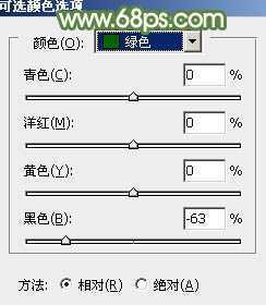 ‘Photoshop将树丛中的人物调制出小清新的淡绿色‘