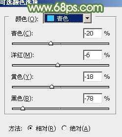 ‘Photoshop将树丛中的人物调制出小清新的淡绿色‘