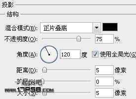 ‘photoshop利用图层样式制作光滑的银色金属字‘