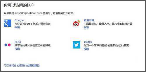 将twitter帐户添加到Win8人脉的攻略