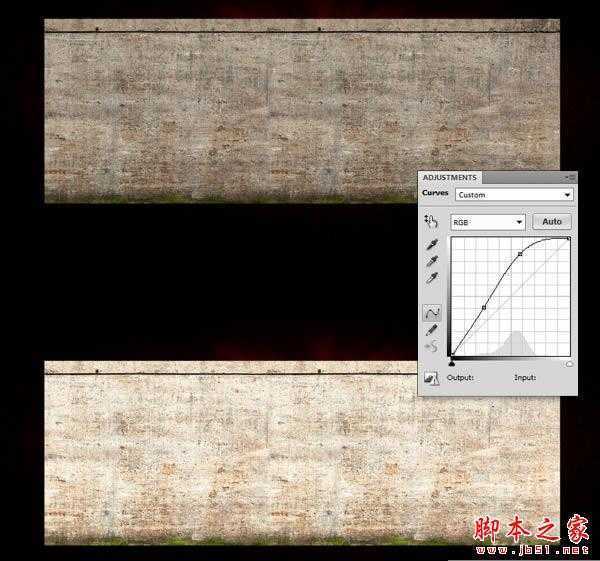 ‘Photoshop设计制作超酷的金色古纹理浮雕字‘