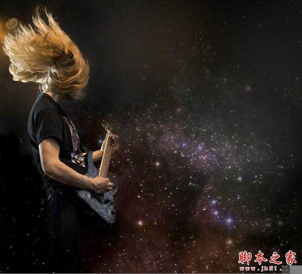 ‘Photoshop设计制作出动感的摇滚音乐海报‘