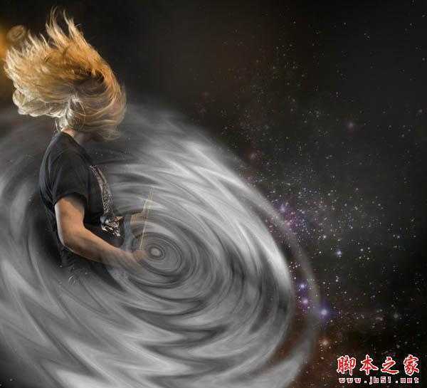 ‘Photoshop设计制作出动感的摇滚音乐海报‘