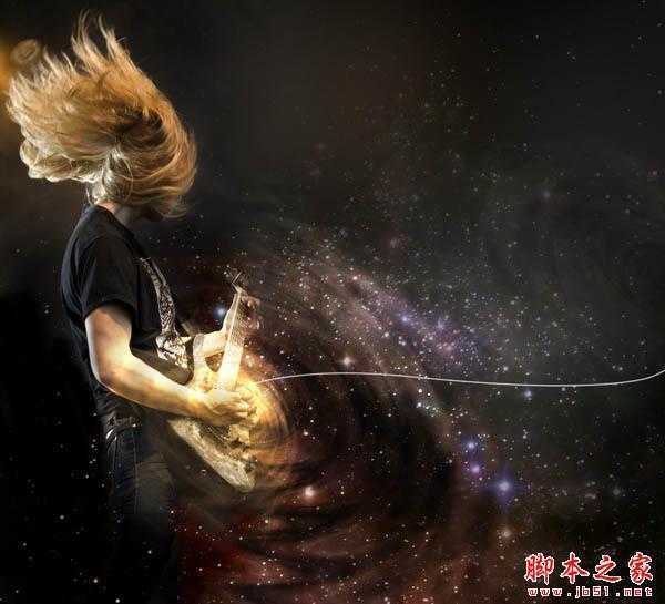‘Photoshop设计制作出动感的摇滚音乐海报‘
