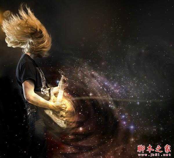 ‘Photoshop设计制作出动感的摇滚音乐海报‘